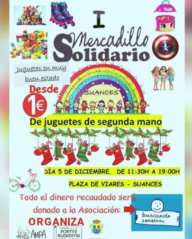 I Mercadillo solidario en Suances
