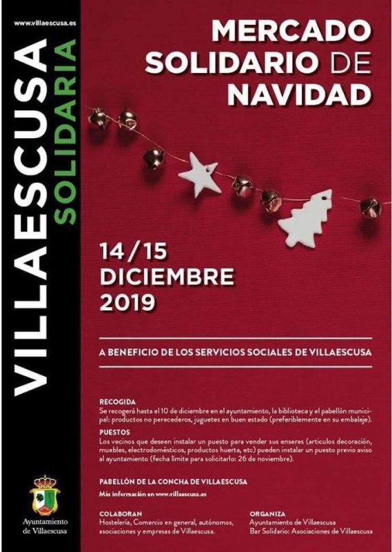 MERCADO NAVIDEÑO SOLIDARIO DE VILLAESCUSA