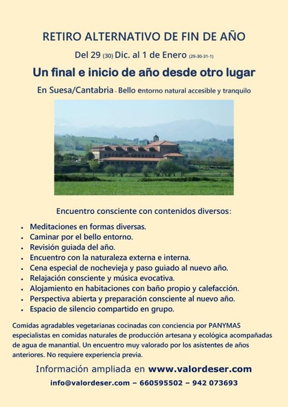 RETIRO ALTERNATIVO FIN DE AÑO