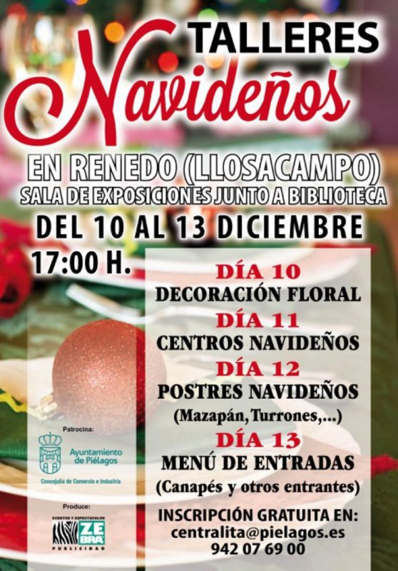 Talleres navideños 2019 en Renedo