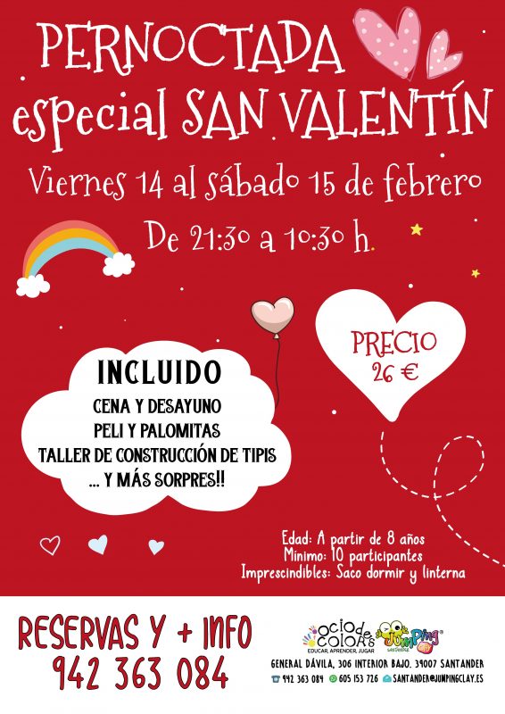 PERNOCTADA ESPECIAL SAN VALENTÍN