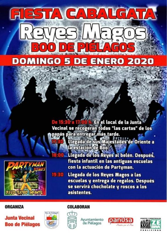 Cabalgata de los Reyes Magos 2020 en Boo de Piélagos