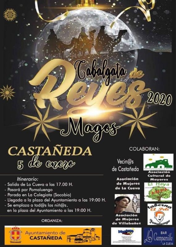 Cabalgata de los Reyes Magos 2020 en Castañeda