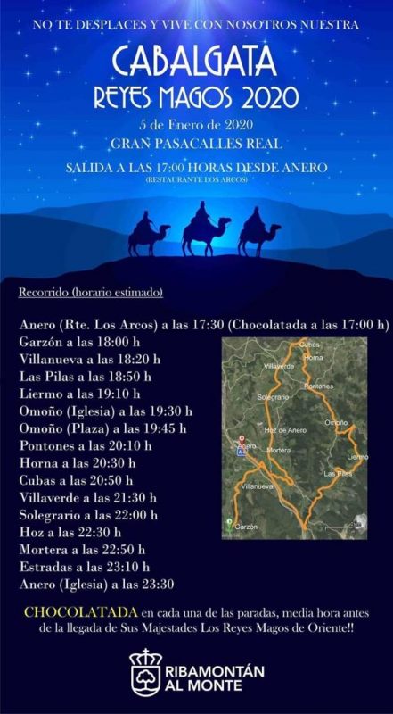 Cabalgata de los Reyes Magos 2020 en Ribamontán al Monte