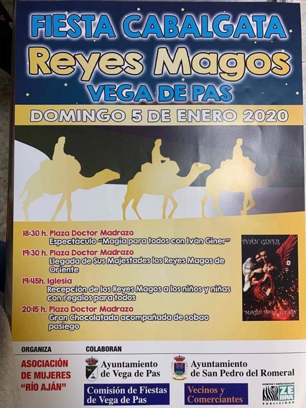 Cabalgata de los Reyes Magos 2020 en Vega de Pas