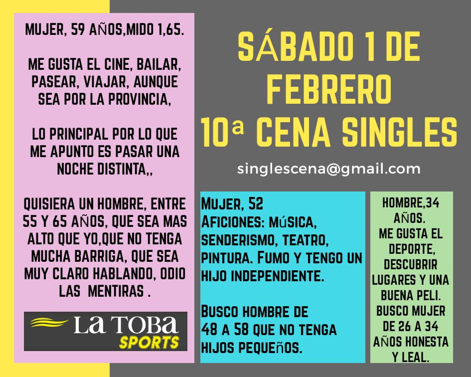 Cena de Singles en Santander