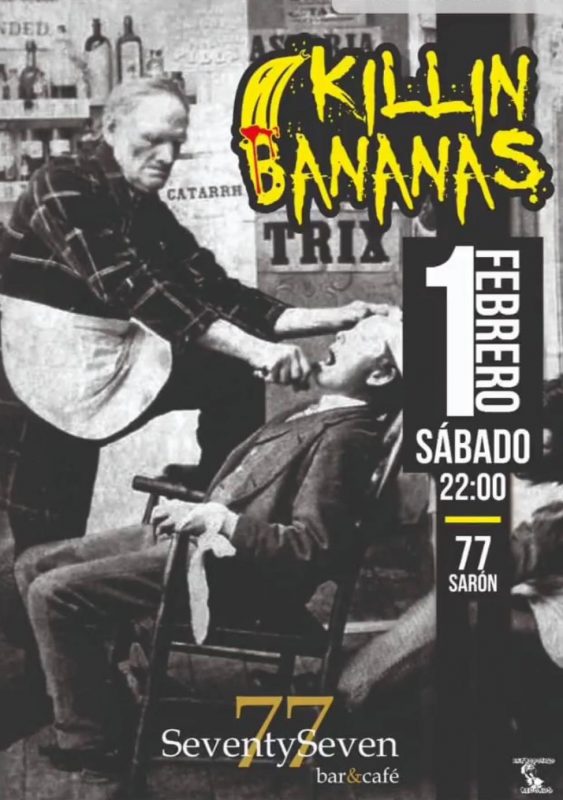 Concierto de Killin Bananas en Sarón