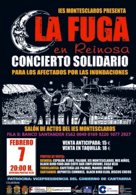 Concierto solidario de La Fuga