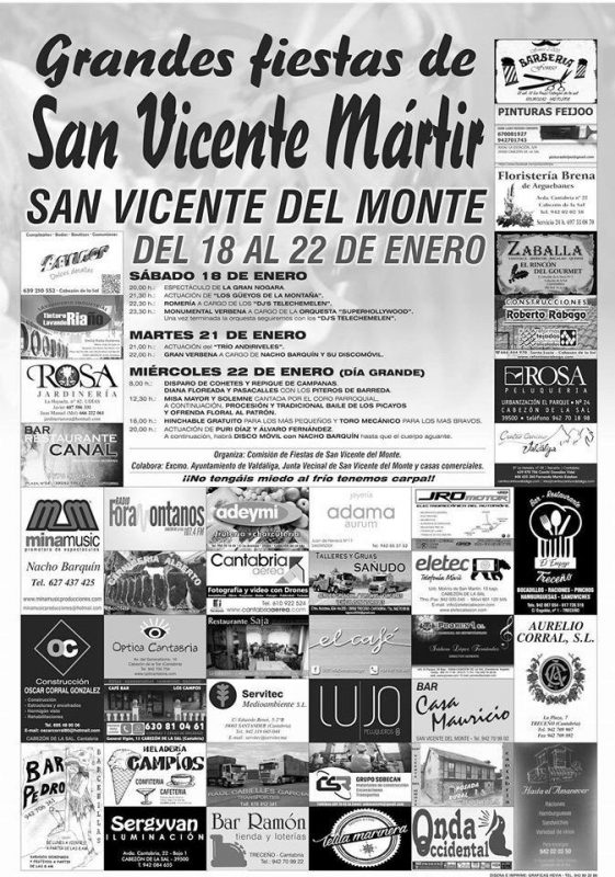 Fiestas de San Vicente Mártir 2020 en Valdáliga