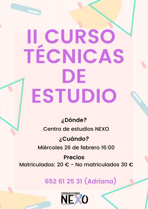 Curso técnicas de estudio