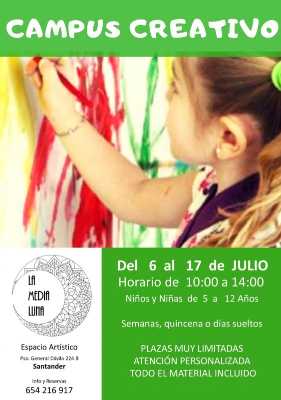 Campus creativo para niños y niñas