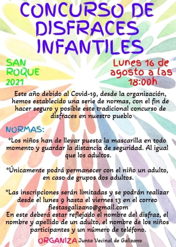 Concurso de Disfraces Infantiles – Galizano