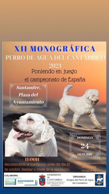 XII Monográfica Perro de Agua del Cantábrico 2021