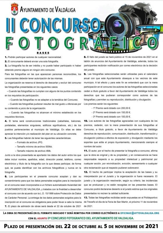 II Concurso fotográfico – Ayuntamiento de Valdáliga