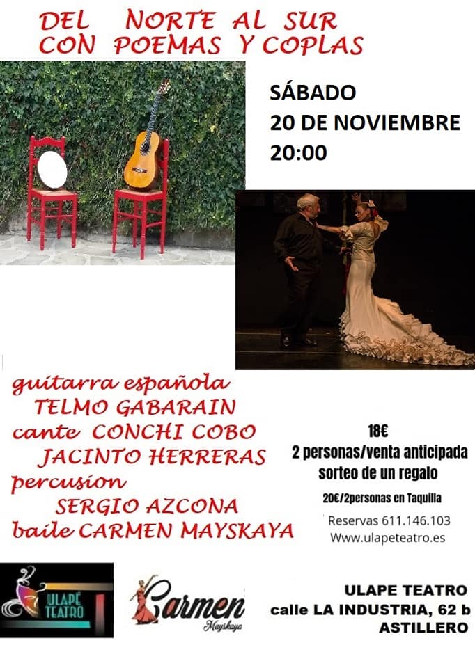 Del norte al Sur con Poemas y Coplas