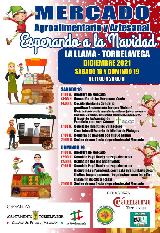 Mercado agroalimentario y artesanal – Esperando la Navidad