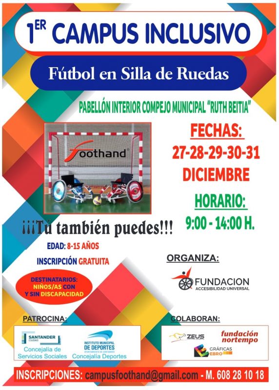 1er Campus Inclusivo – Fútbol en silla de ruedas