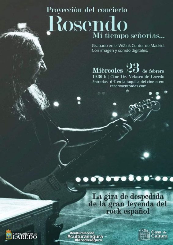 Proyección Concierto Rosendo – Laredo
