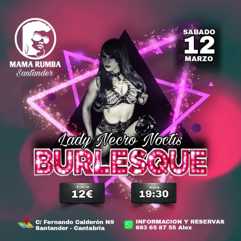 Burlesque en MamA Rumba