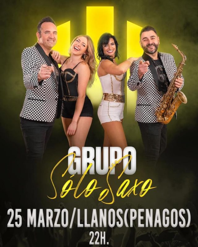 Concierto Grupo SóloSaxo en las Fiestas de Llanos (Penagos)