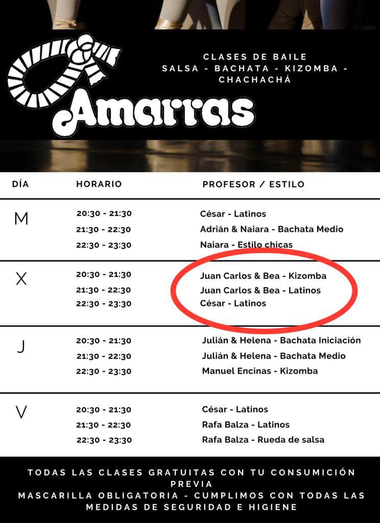 Clases en el AMARRAS