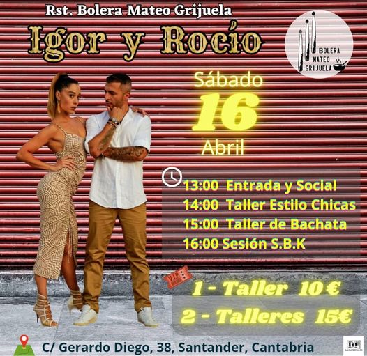 Vermut bailongo con unos autenticos maestros de la bachata