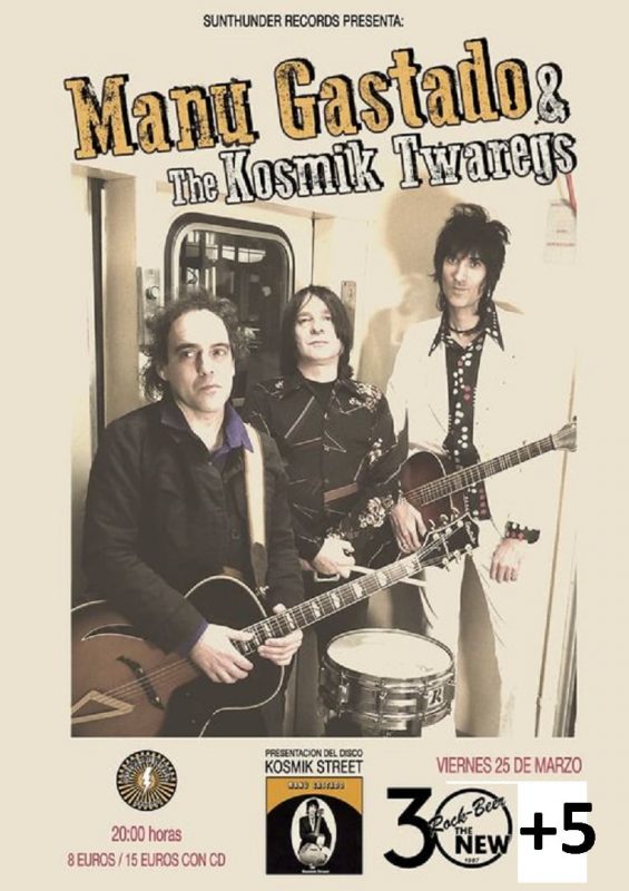 Concierto Manu Gastado & The Kosmik Twaregs