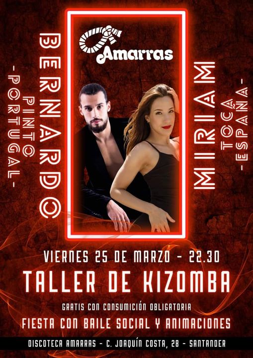 Taller de Kizomba en AMARRAS