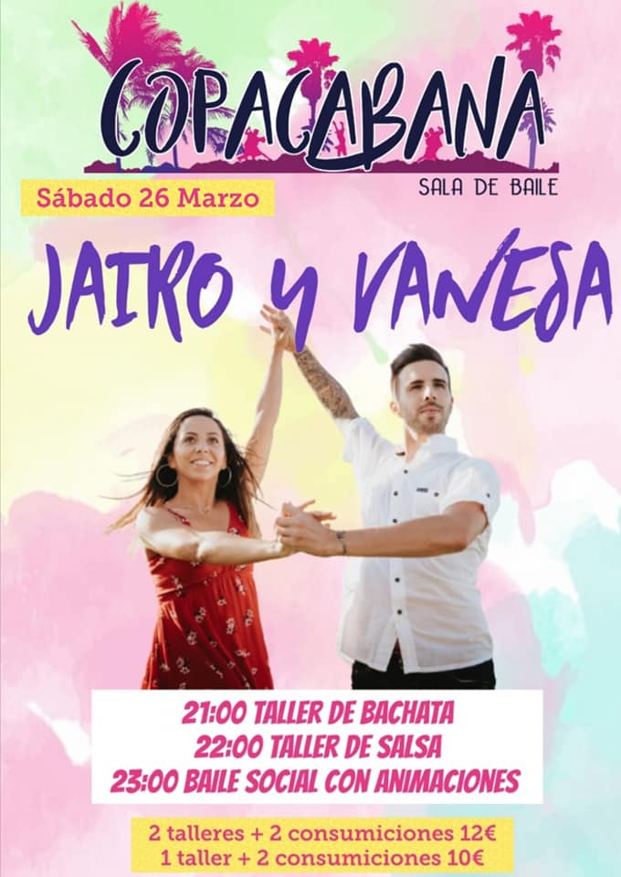 Copacabana con Jairo y Vanesa