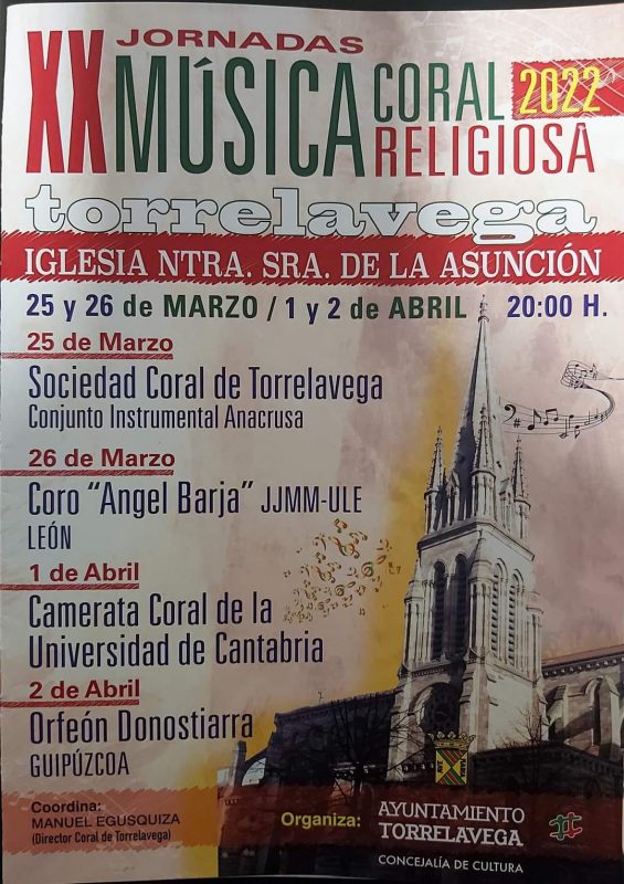 XX Jornadas Música Coral religiosa 2022