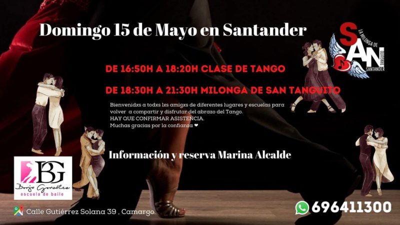 Clase y Milonga de Tango en Academía Borja González