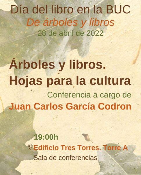 Árboles y libros, hojas para la cultura