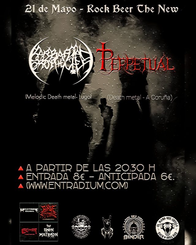 Barbarian Prophercies + Perpetual en Rock Beer The New. Death metal desde galicia