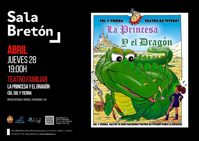 Teatro familiar: ‘LA PRINCESA Y EL DRAGÓN’