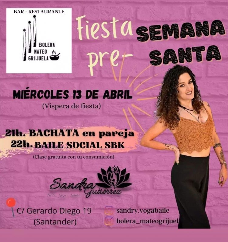 Baile latino con Sandra Gutierrez