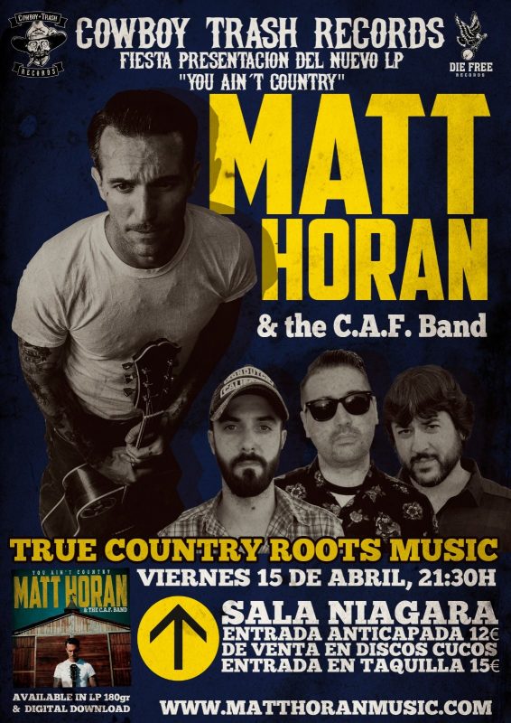Concierto Matt Horan &  The CAF Band