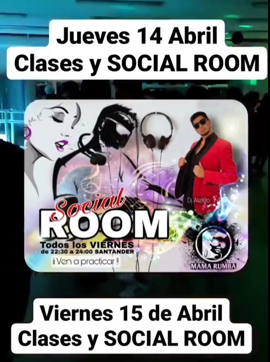 Clase y SocialRoom en Mama Rumba