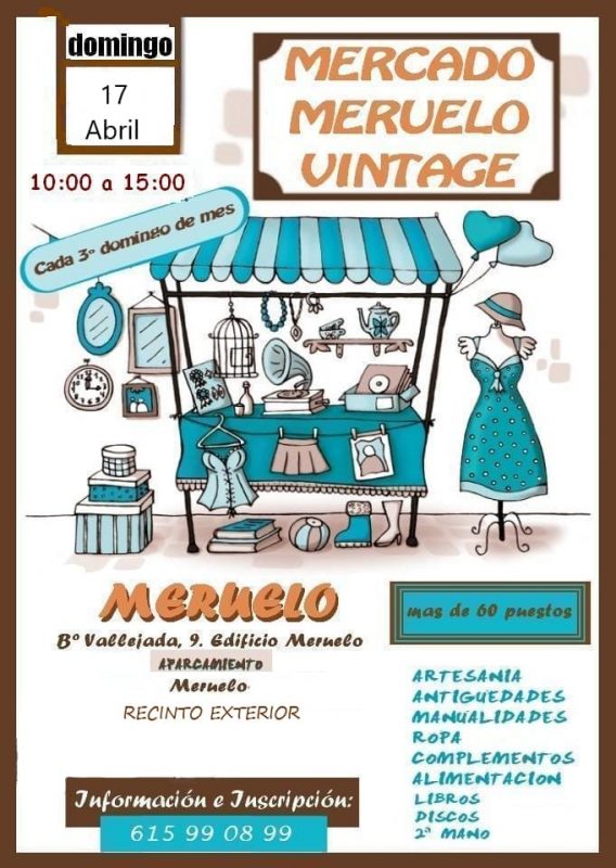 Mercado Meruelo Vintage – 17 Abril