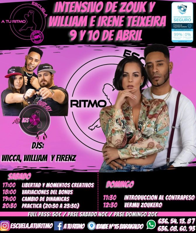 Talleres de Zouk en Baracaldo