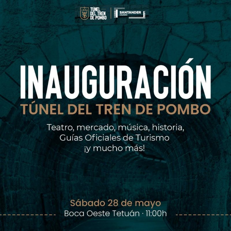 Inauguración Túnel del Tren de Pombo