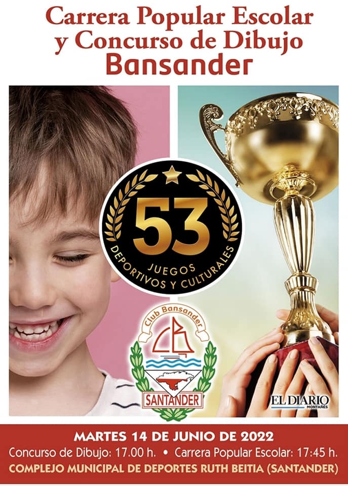 Carrera Popular Escolar y Concurso de Dibujo Bansander