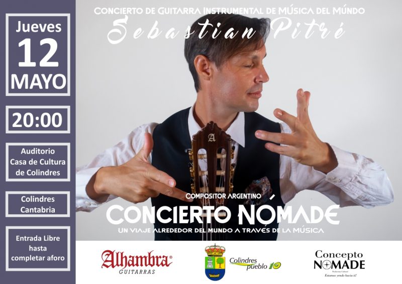CONCIERTO NOMADE – SEBASTIAN PITRÉ – Colindres
