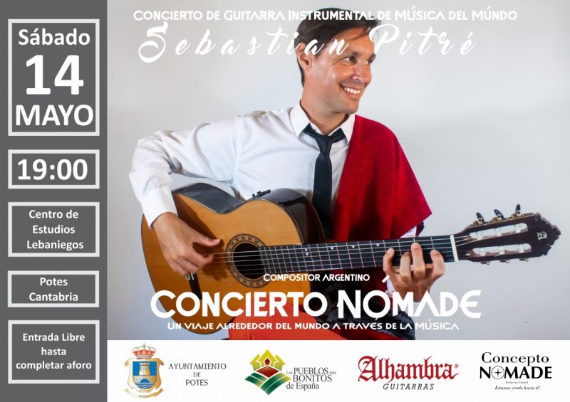 CONCIERTO NÓMADE – SEBASTIAN PITRÉ – Potes