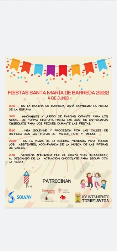 Fiestas de Santa Maria de Barreda 2022