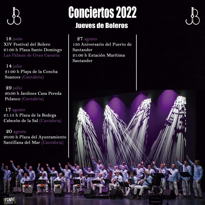 Jueves de Boleros – Conciertos 2022