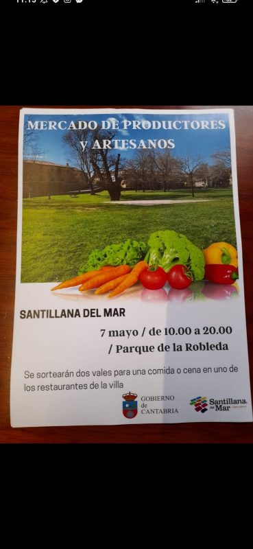 Mercado de productores y artesanos – Santillana del Mar