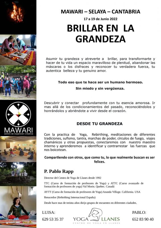 BRILLAR EN LA GRANDEZA