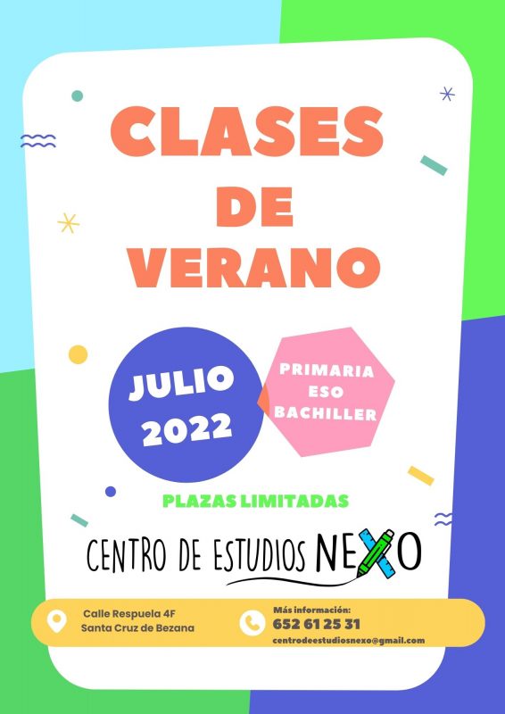 Clases particulares Julio 2022