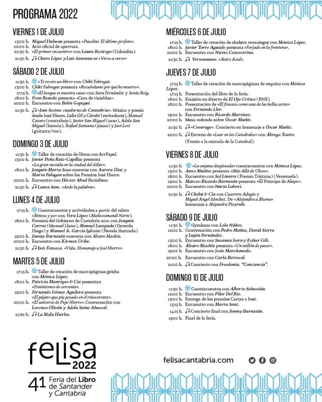 41 Feria del Libro de Santander 2022