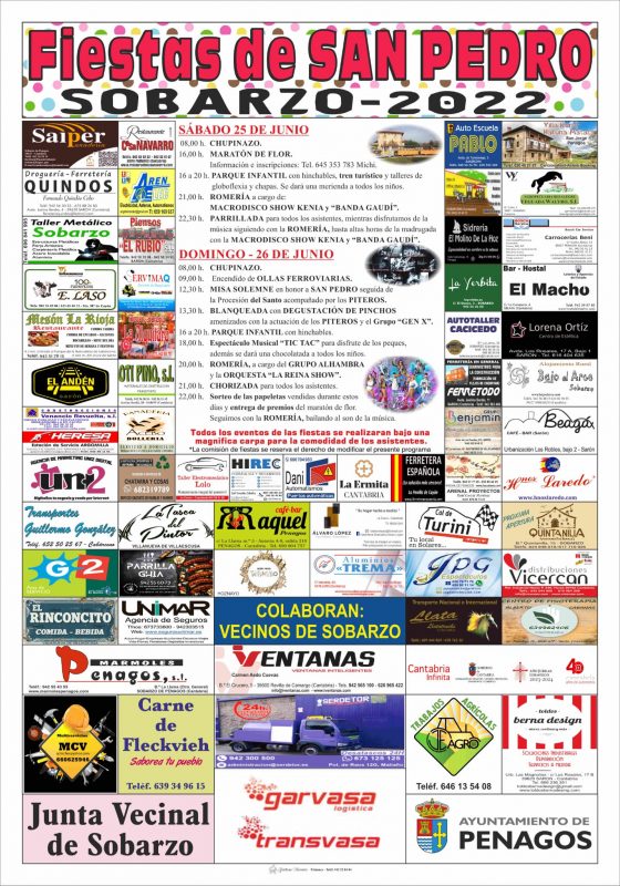 Fiestas De San Pedro – Sobarzo
